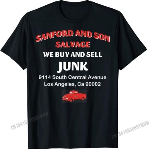 We Buy And Sell Junk Car Son In Sanford City Funny Meme T-Shirt Men Cotton Tops Shirt Designer Mens Tshirts Printed On