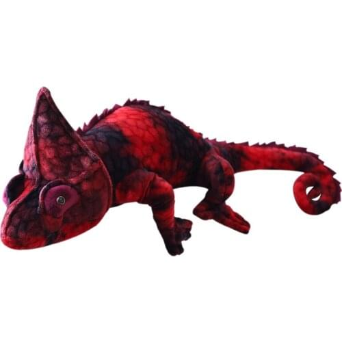 25cm Stuffed animals Toys Stuffed chameleon Doll Plush Cool dinosaur Animals Birthday Gifts For Children Boys Favorite PP Cotton