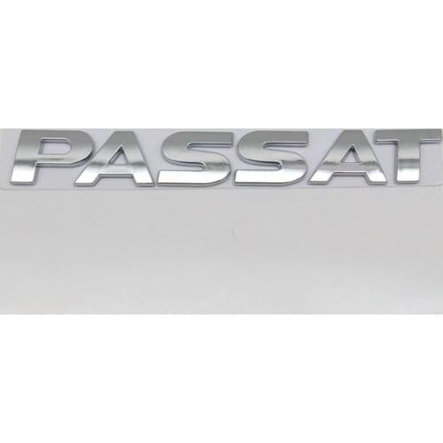 OEM coche trasero la tapa del tronco del cromo plata PASSAT emblema etiqueta insignia del logotipo de PASSAT ABS etiqueta
