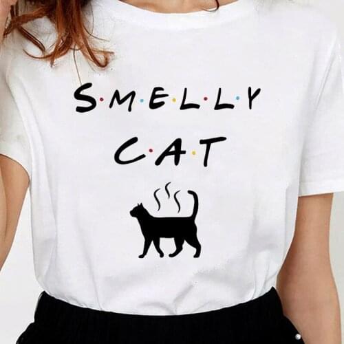 New Women Tshirts Cat Emale Gothic Graphic Casual Top Tee Funny Top Tee Women Ullzang Aesthetic Graphic Graphic O-Neck Tees