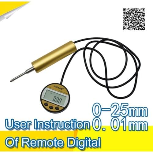 User Instruction of Remote Digital Indicator 0-25mm 0.01mm dail indicator