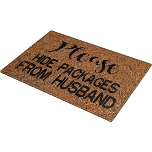 Durable Door Mat Easy Clean Indoor Outdoor Floor Mats for Entry Terrace Non-Slip Cute Printing Carpet Front Door Mat BS