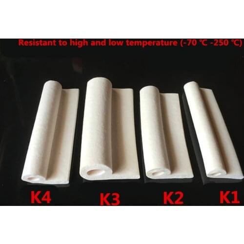 Silicone foam 9 note high temperature sealed strip oven seal silicone sponge P type of high temperature foam rubber sponge