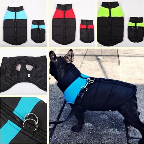 Waterproof Pet Dog Puppy Vest Jacket Chihuahua Clothing Warm Winter Dog Clothes Coat For Small Medium Large Dogs 4 Colors S-5XL