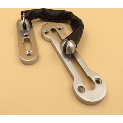 304 stainless steel anti-theft door safety chain chain by bolt lock anti-theft door chain safety JLS thickening