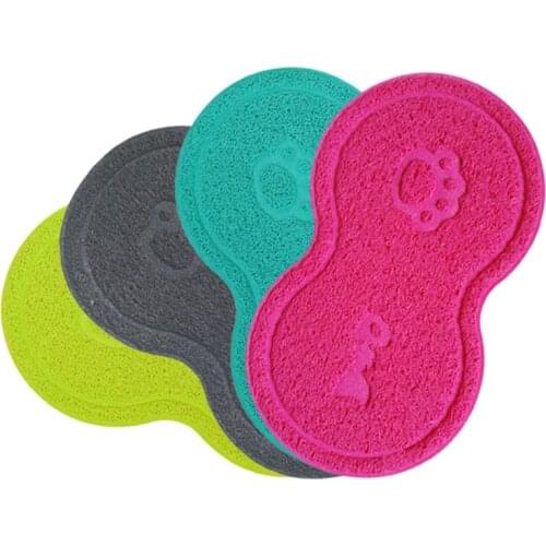 1* cat Pet Dog Puppy Cat Feeding Mat Cloud Shape Silicone Dish Bowl Pet Litter Puppy Water Dish Tray PVC Food Feed Placement