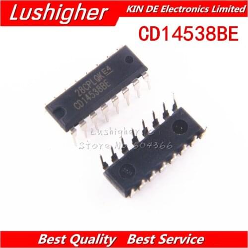 10pcs CD14538BE DIP CD14538 DIP16 New Original