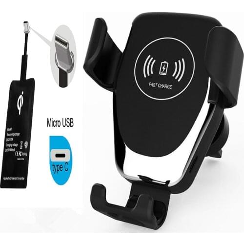 10W Wireless Car Charger Stand Holder Kit for iPhone 12 11 8 7 6 5s USB Car Wireless Quick Charger Bracket for Samsung Xiaomi