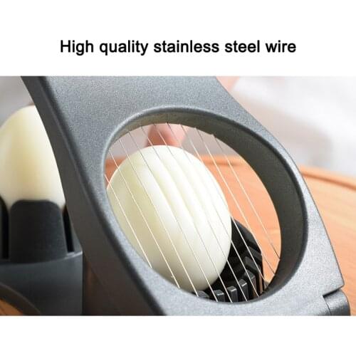 2 in 1 Stainless Steel Egg Slicers for Boil Eggs Egg Cutter Splitter Dividers Kitchen Gadgets NIN668