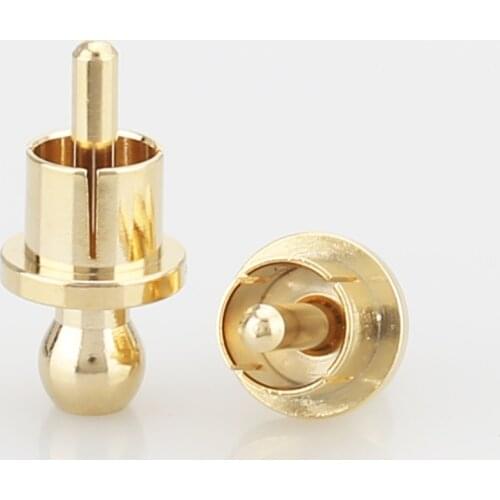 20pcs RCA Cap Protector Dust Proof Gold Plated Noise Stopper Shielding Caps
