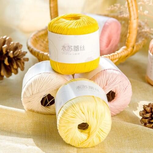 40g Lace Line For Crocheting DIY Hand knitting Crochet Cotton Line Wool Anti-Pilling Fine Quality Yarn For Cardigan Scarf Hat