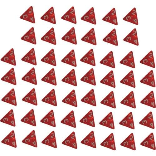 50pcs 4 Sided D4 Dice for Playing D&D RPG Board Game Favours and Math Teaching