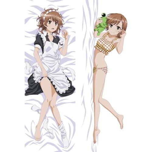 Anime Dakimakura Toaru Kagaku no Railgun Misaka Mikoto Hugging Body Pillow Case Female Otaku Throw Bedding Pillow Cover