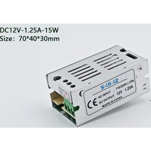 12V power supply LED Driver DC 12 v Transformers Switching power supply adapter 12V 1A 2A 3A 220V Volt 12V 2A For Led Light Lamp