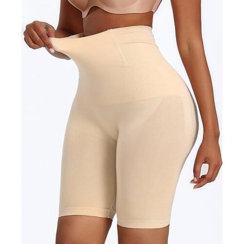 Body Shaper Seamless Women High-Waisted Mid-Thigh Short Slimming Abdomen Tummy Control Panties Shapewear Underwear