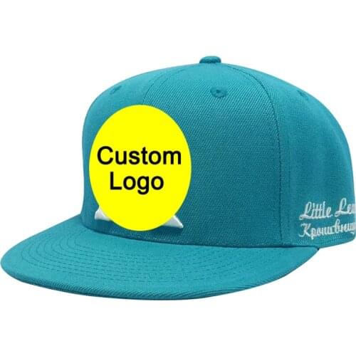 Customize logo cap low moq custom-made round brim cap football tennis baseball hat popular flat bill adjustable sizes custom hat