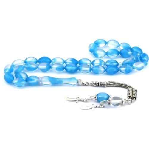 Islamic Tasbih Muslim Rosary Beads 33 Prayer Rosary For Men Bracelet For Men Accessory amber oltu amber stone Handmade Turkey