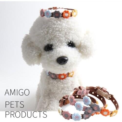 Wear-resistant Beautiful Dog Necklace Collar Flexible Dog Collar Bite Resistant Pet Supplies