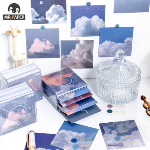 JIUMO 8 Designs 324 Pcs/box Ins Style Life Photography Series Memo Pads Loose Leaf Creative Hand Account Decor DIY Material