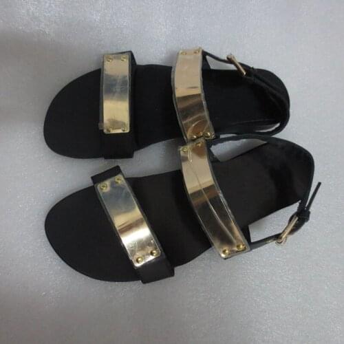 2021 Summer Men Shoes Designers Genuine Leather Men Sandalias Zapatos Mujer Rome Rock Fashion Mens Sandal Shoes, US6-10