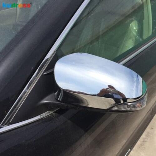 For Toyota Camry 2015 2016 ABS Chrome Side Door Rearview Mirror Cover Trim Rear View Mirrors Frame Covers Overlay Car Styling