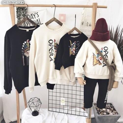 Family Matching Clothes Autumn Mommy And Me Clothes Opera Mother And Daughter Clothes Mom Son Father Kid Family Look Sweatshirt