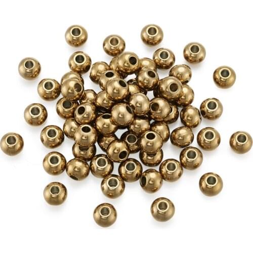Pandahall 100pcs 4x3mm 6x5mm 8x6mm 304 Stainless Steel Rondelle Spacer Beads For Jewelry Making DIY Findings Component Wholesale