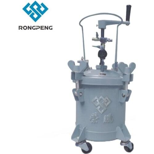 Manufacturer Direct Sales 10L Manual Mixing Paint Pressure Barrel Stainless Steel Inner Liner Paint Barrel 8318H Paint Pressure