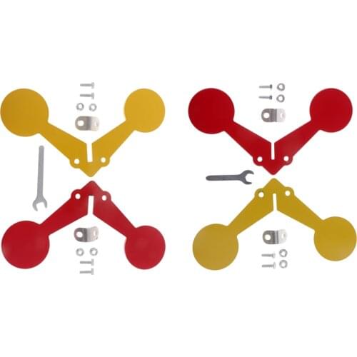 Jumping / Walking Target Shooting Target Flip Over Hunting Steel Target 3mm / 6mm for Outdoor Shooting Practice
