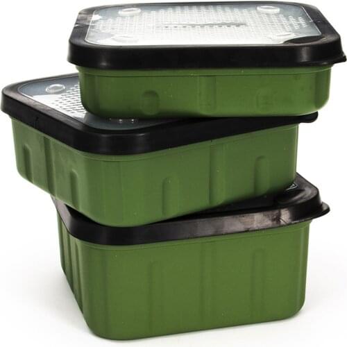 Fishing Maggot Bait Boxes with Breathable Fitting Lids Live Bait Storage Box Bloodworms Bait Container Fish Tackle