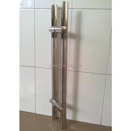Stainless steel glass door handles