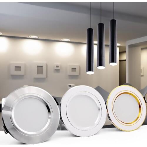 LED Downlight Ceiling 5W 9W 12W 15W 18W led Round Recessed Ceiling lamp AC 220V 230V 240V New type Bulb Bedroom