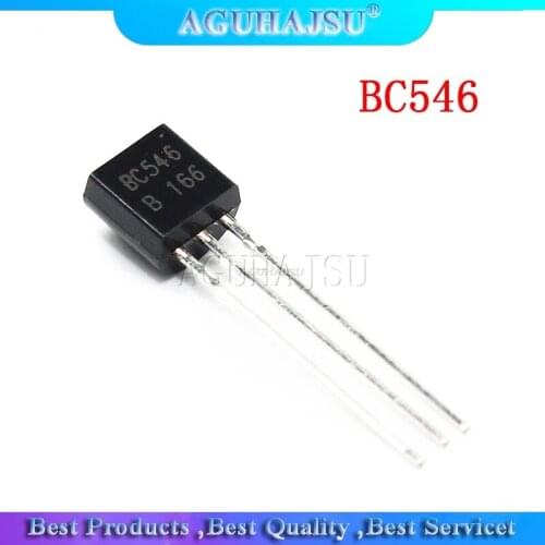 100PCS BC546 BC546B TO-92 TO92 546B triode transis Transistor new original