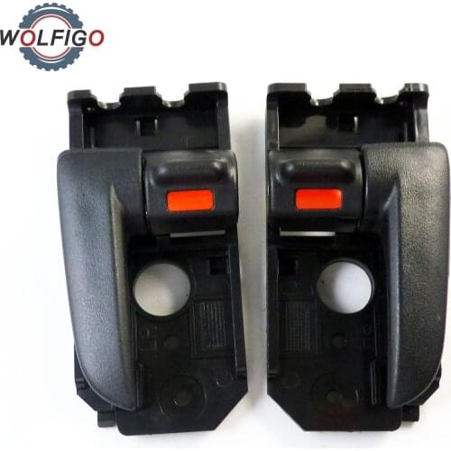 WOLFIGO For KIA Spectra Inside Door Handle Left Drivers Right Passenger 2Pcs 82610 2F000