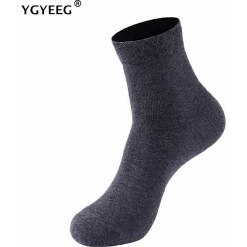 YGYEEG 2021 Mens Cotton Socks New Styles 1 Pairs / Lot Black Business Breathable Spring Summer For Woman Good Quality Fashion