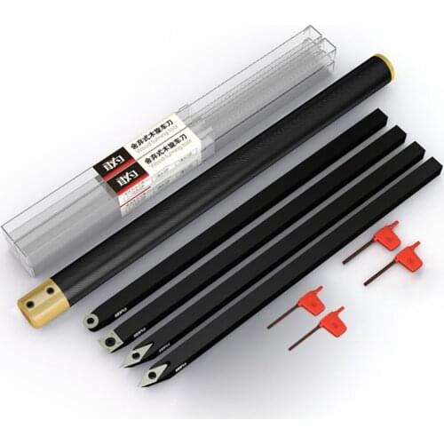 1Set Hollowing Wood Turning Tool Rotary Chisel Diamond Head Arbor R-shaped Knife for Lathe Woodworking Turning Tools Kit