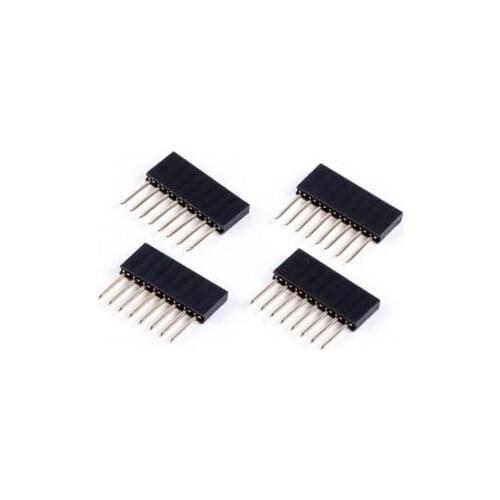 10PCS Stackable Harden extra Long Legs Female Header for Arduino shield – 8 Pin