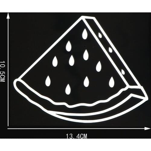 13.4×10.5CM Watermelon Creative Car Stickers Vinyl Decals Car Window Decor