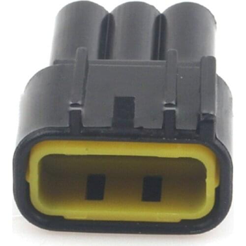 2/5/10/20/50/100sets 3pin Auto plastic socket circular wire harness cable connector FW-C-3MC2B1