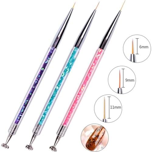 3PCS Nail Art Line Flower Cat Eye Magnet Pen Strip Magical Stick DIY Magic 3D Magnetic Polish UV Gel Polish Cat Eyes R0300