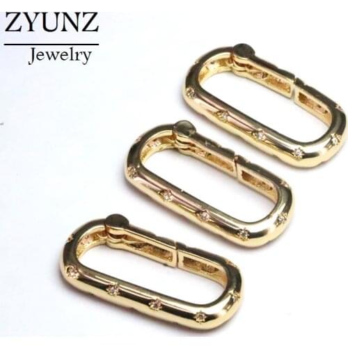 4PCS, NEW Spring Snap Oval Carabiner Clasp, Oval Link Clasp, Connector Clasp, Oval Lock, Findings