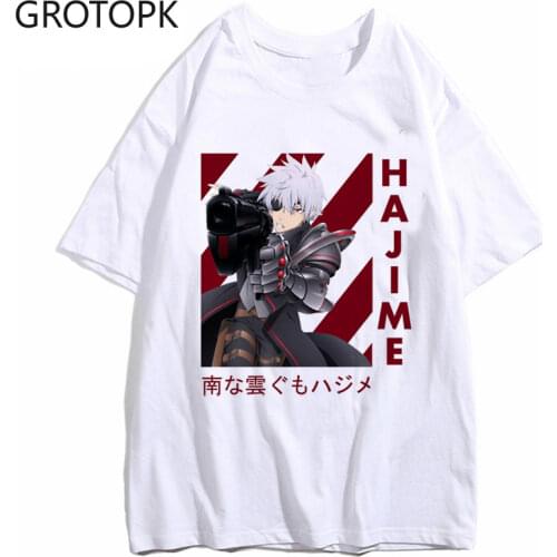 ANIME MEN TSHIRT Arifureta From Commonplace To Worlds Strongest Yue Nagumo Hajime T-shirt Men Women Fashion WHITE Tshirts Tees