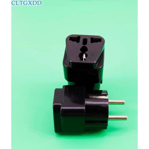 Cltgxdd Universal German KR EU Power Adapter EU European Euro Germany AC Travel Plug Adapter Power Sockets Electrical Outlet
