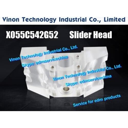 DAT2100 edm Slider Head for Mitsubishi DWC-FA,FA-S machine X055-C542-G52, DAT21A, 216895, X055C542G52 Output Tube for waste wire