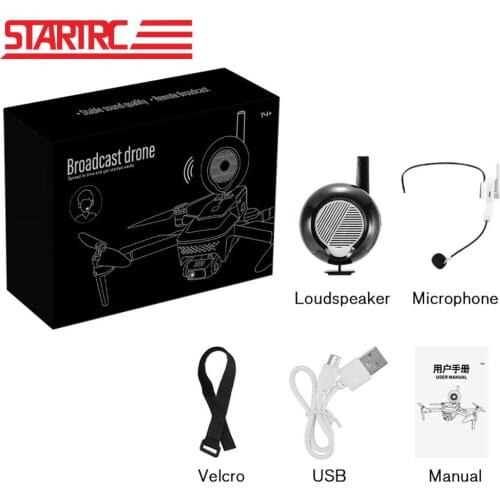 Drone Speaker Megaphone for Drone camera Aerial Broadcasting With A Loudspeaker 1000m Control Distance