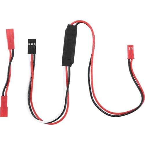 For 1/10 RC Crawler Axial SCX10 Traxxas TRX4 Tamiya Winch CH3 3 Ways Control Line Panel Remote Controller Receiver Cable