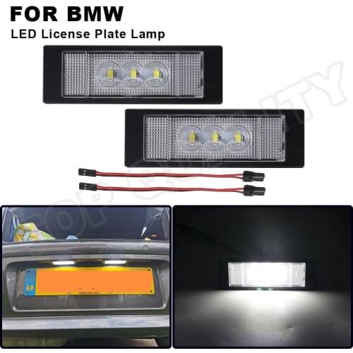 For BMW E81 E85 E86 E87 E89 E63 E64 F12 F20 F21 F13 F06 Mini Cooper R55 R55N R60 R61 Car LED License Number Plate Light Lamps