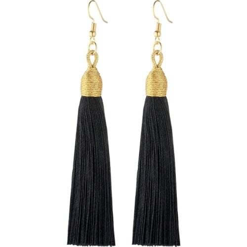 LOVBEAFAS 2020 Long Tassel Earrings For Women Boho Drop Dangle Fringe Earrings Wedding Vintage Statement Fashion Jewelry