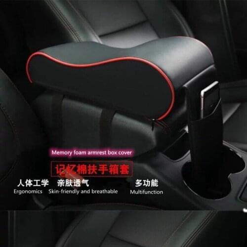 Hot New Car Armrests Cover Pad Console Arm Rest Pad For Cadillac ATS BLS CTS XT4 XT5 ATSL XTS STS SRX Escalade auto zubehör