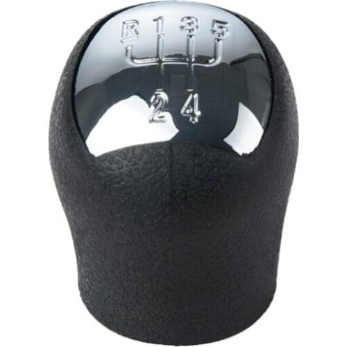 Rubber Plastic 5 Speed Gear Shift Knob Gear Ball Handball Head Knob For Renault Kangoo/clio 2006 2007 2008 Durable